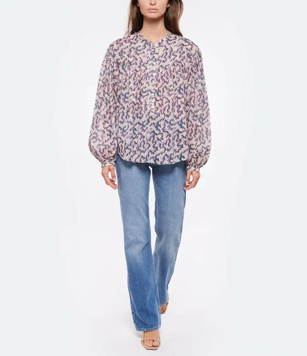 ISABEL MARANT ÉTOILE Blouse Salika Coton Organique Rose 5