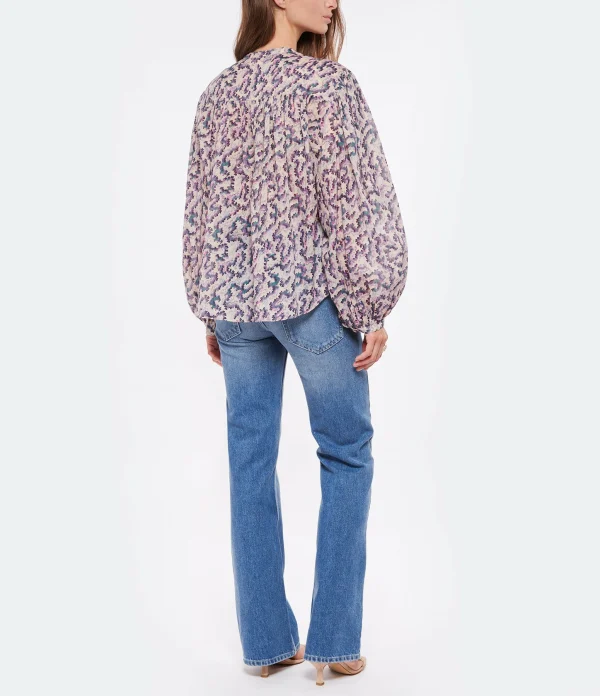 ISABEL MARANT ÉTOILE Blouse Salika Coton Organique Rose 6