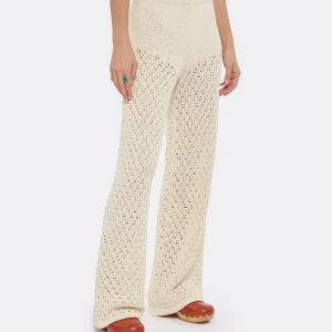 ROTATE Pantalon Calla Coton Beige 11