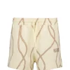 GANNI Short Software Isoli Imprimé Beige 19