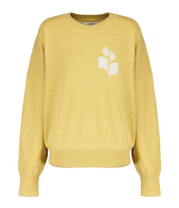 ISABEL MARANT ÉTOILE Pull Marisans Coton Jaune Clair 1