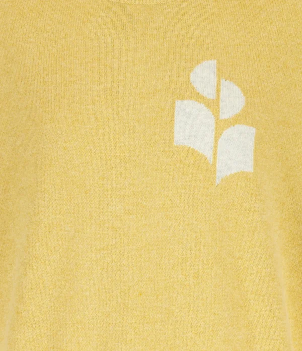 ISABEL MARANT ÉTOILE Pull Marisans Coton Jaune Clair 3