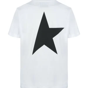 GOLDEN GOOSE Tee-shirt Big Star Homme Coton Blanc 10