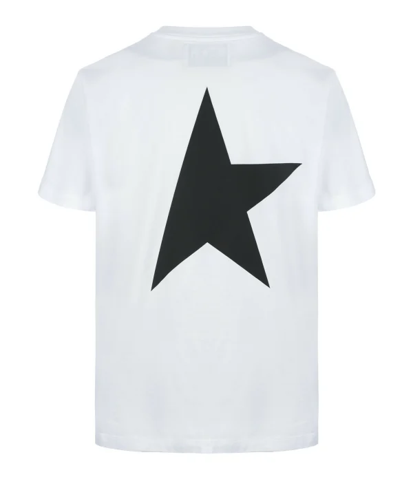 GOLDEN GOOSE Tee-shirt Big Star Homme Coton Blanc 3