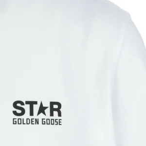 GOLDEN GOOSE Tee-shirt Big Star Homme Coton Blanc 12