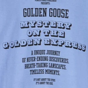 GOLDEN GOOSE Tee-shirt Homme Journey Mistery Coton Bleu 6