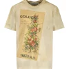 GOLDEN GOOSE Tee-shirt Journey Coton Beige 16