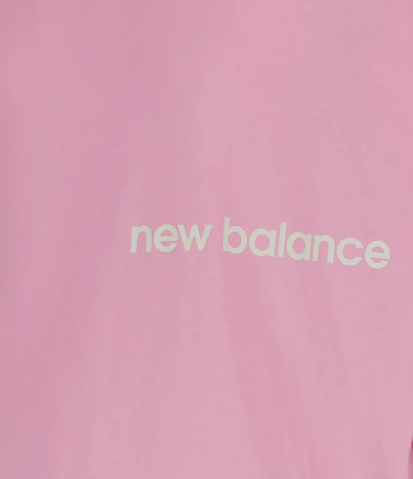 NEW BALANCE Tee-shirt NB Essentials Graphic Coton Orbit Pink 3