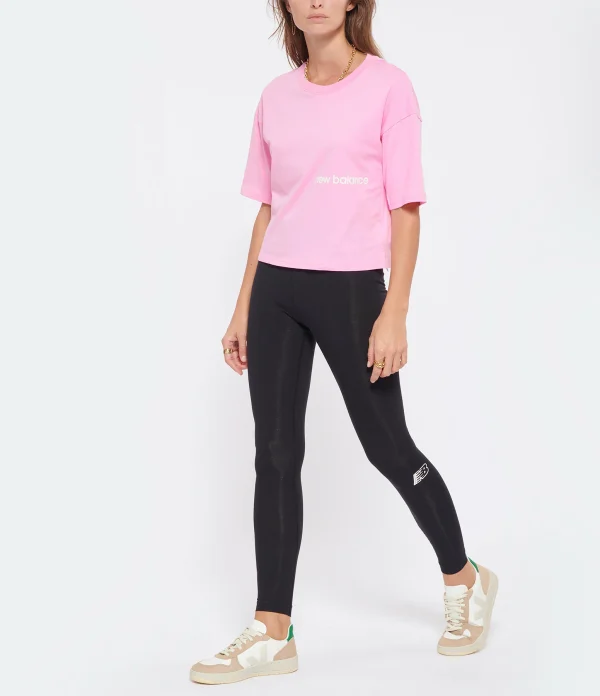 NEW BALANCE Tee-shirt NB Essentials Graphic Coton Orbit Pink 5