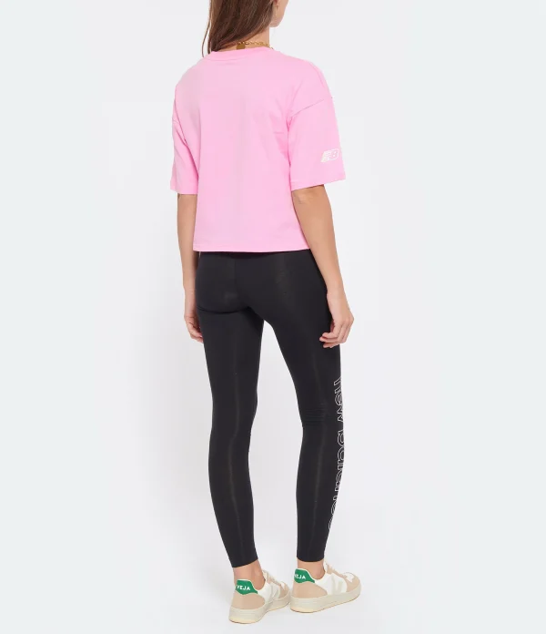 NEW BALANCE Tee-shirt NB Essentials Graphic Coton Orbit Pink 6