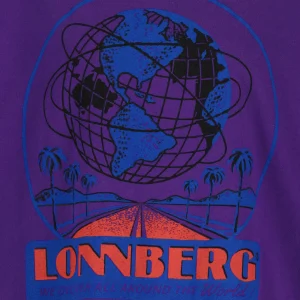 MARGAUX LONNBERG Tee-shirt Willis Coton Violet 10