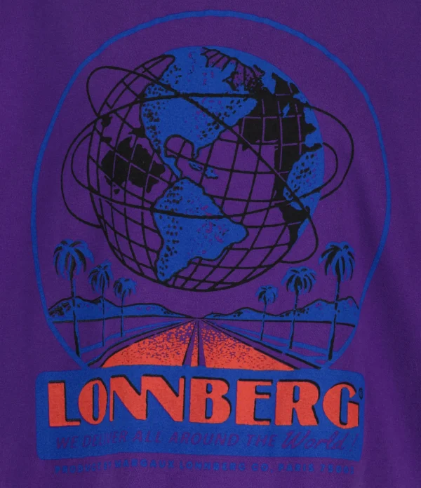 MARGAUX LONNBERG Tee-shirt Willis Coton Violet 3