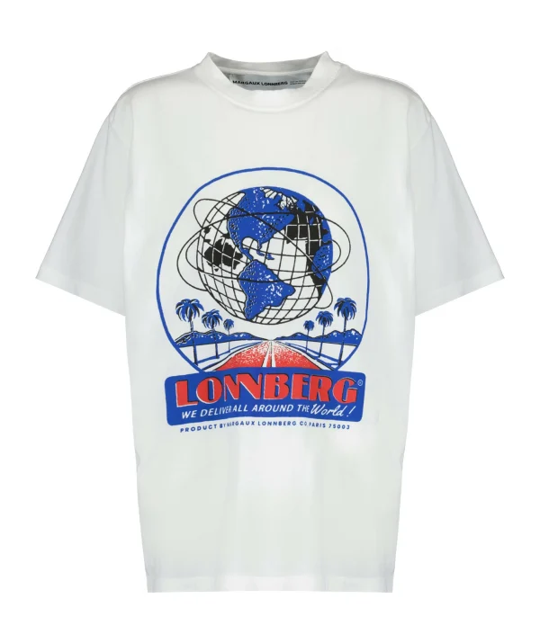 MARGAUX LONNBERG Tee-shirt Willis Coton Blanc 1