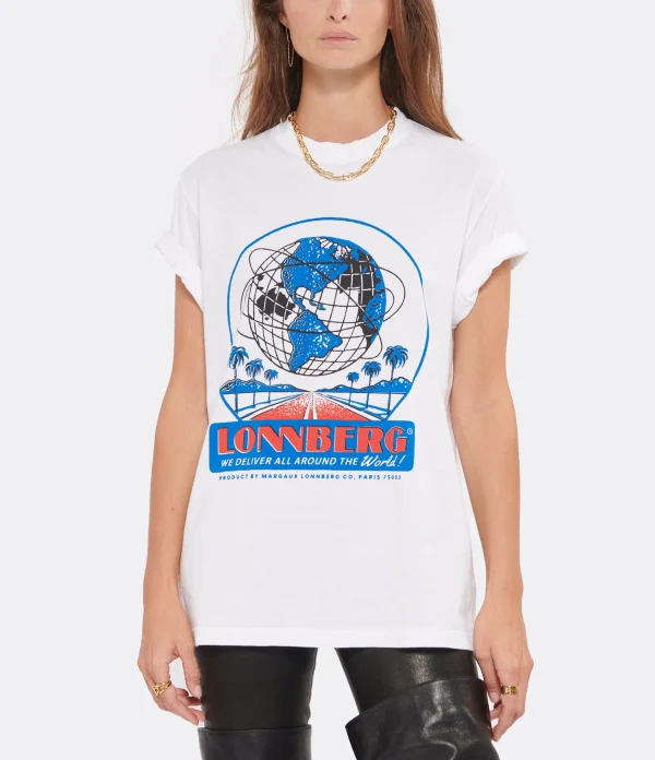 MARGAUX LONNBERG Tee-shirt Willis Coton Blanc 4