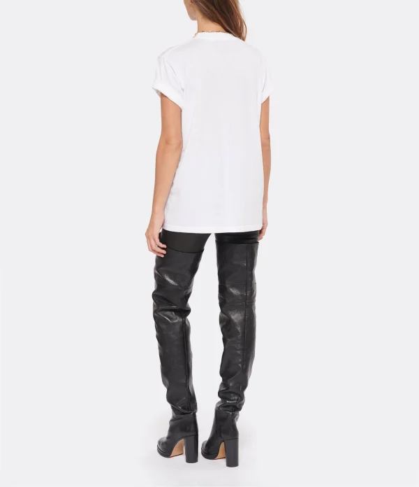 MARGAUX LONNBERG Tee-shirt Willis Coton Blanc 6