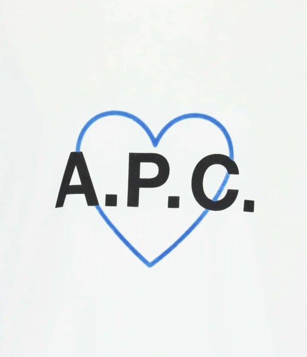 A.P.C. Tee-shirt Amore Coton Blanc 3