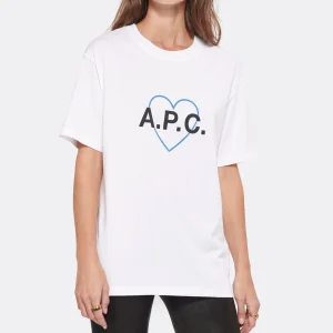 A.P.C. Tee-shirt Amore Coton Blanc 11