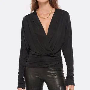 ISABEL MARANT Top Julissa Soie Noir 11