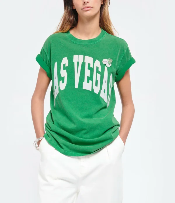 NEWTONE Tee-shirt Trucker City Coton Vert Grass 3