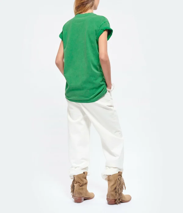 NEWTONE Tee-shirt Trucker City Coton Vert Grass 5