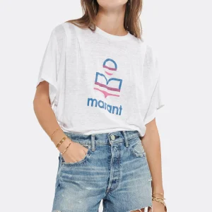 ISABEL MARANT ÉTOILE Tee-shirt Kyanza Lin Blanc 11