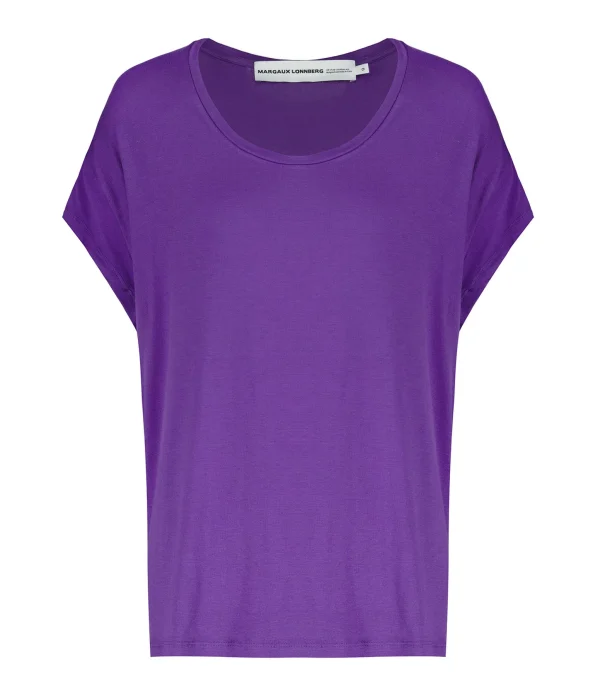 MARGAUX LONNBERG Tee-shirt Marlow Violet 1