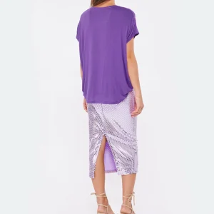 MARGAUX LONNBERG Tee-shirt Marlow Violet 15