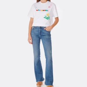 MIRA MIKATI Tee-shirt Puglia Brodé Coton Blanc 15