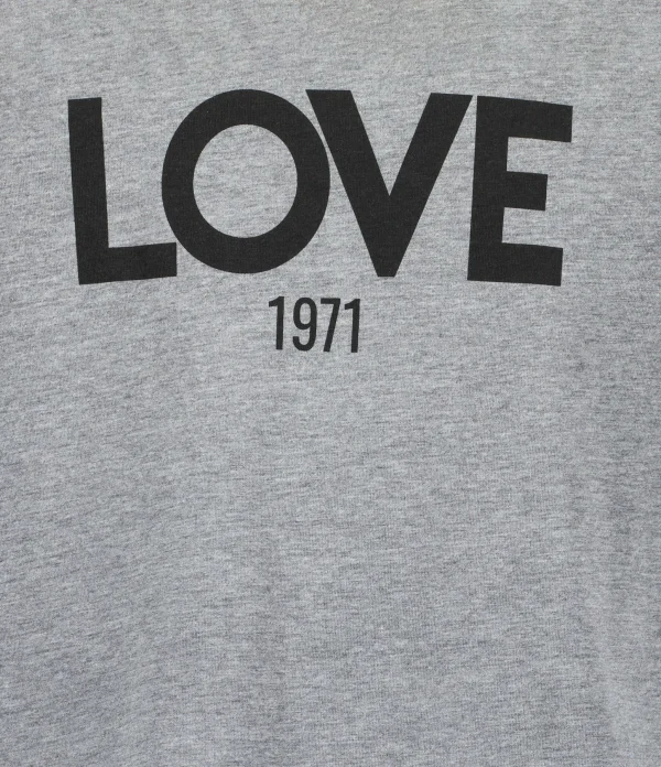 JEANNE VOULAND Tee-shirt Ben Love 1971 Coton Gris 3