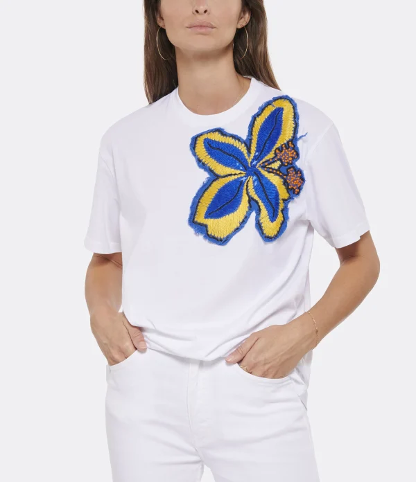 MIRA MIKATI Tee-shirt Coton Blanc 4