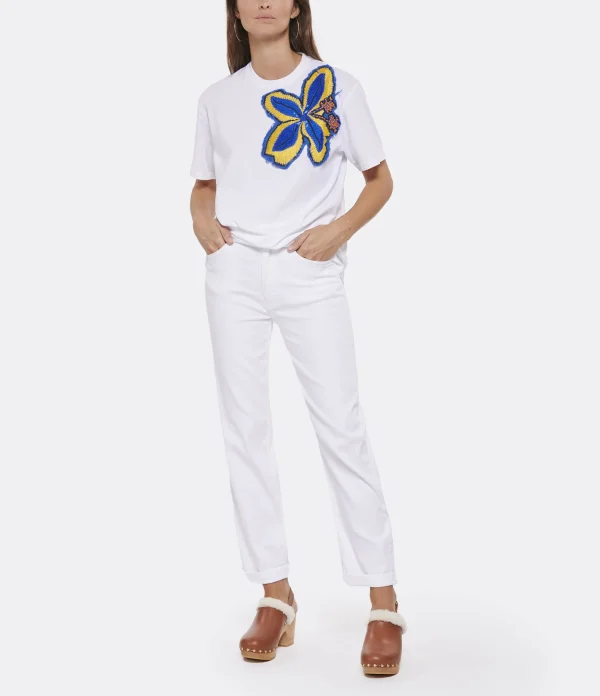 MIRA MIKATI Tee-shirt Coton Blanc 5