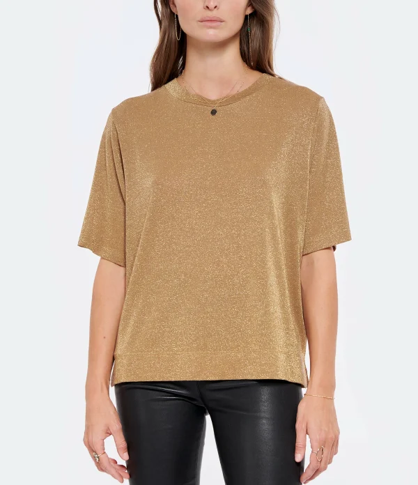 MOMONI Tee-shirt Iora Ocre 4