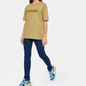 MISSONI Tee-shirt Logo Coton Beige 13