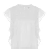 ISABEL MARANT ÉTOILE Top Layona Coton Organique Blanc 20