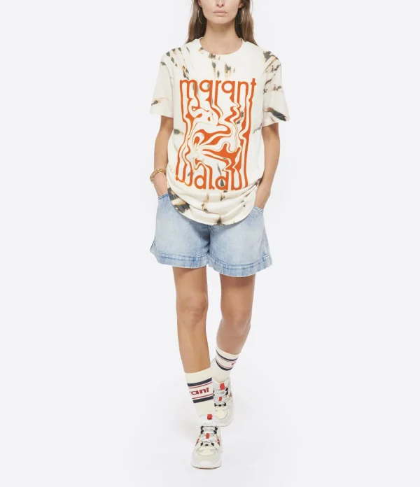 ISABEL MARANT ÉTOILE Tee-shirt Edwige Coton Écru 5