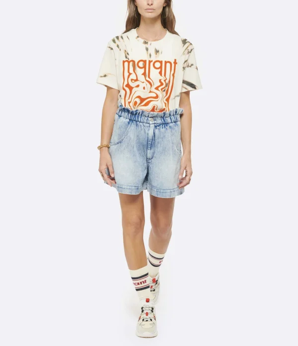 ISABEL MARANT ÉTOILE Tee-shirt Edwige Coton Écru 6