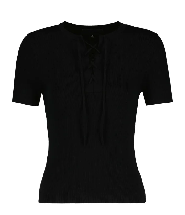 NILI LOTAN Tee-shirt Wells Noir 1