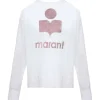 ISABEL MARANT ÉTOILE Tee-shirt Klowia Lin Blanc Rose 20