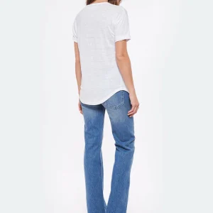 ISABEL MARANT ÉTOILE Tee-shirt Koldi Lin Blanc Bleu 15