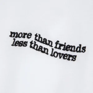 MAISON LABICHE Tee-shirt More Than Friends Coton Biologique Blanc 9