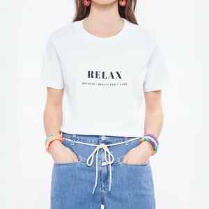 DEAR JULIETTE Tee-shirt Relax Coton Biologique Blanc 11