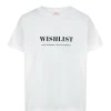 DEAR JULIETTE Tee-shirt Wishlist Coton Biologique Blanc 19