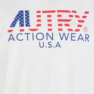 AUTRY Tee-shirt Iconic Action Blanc 9