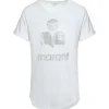 ISABEL MARANT ÉTOILE Tee-shirt Koldi Lin Blanc Argenté 14