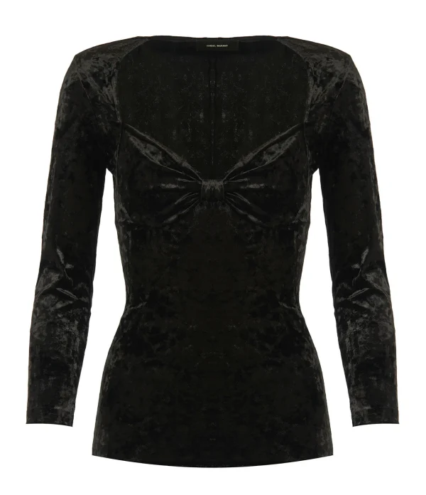 ISABEL MARANT Top Gubaia Noir 1