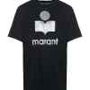 ISABEL MARANT ÉTOILE Tee-shirt Zewel Lin Noir Argenté 14