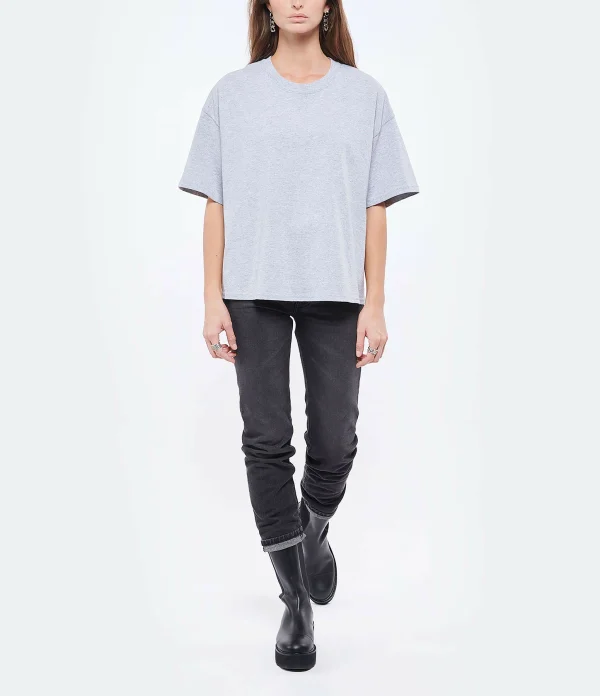 MODETROTTER Tee-shirt Chris Coton Gris 5