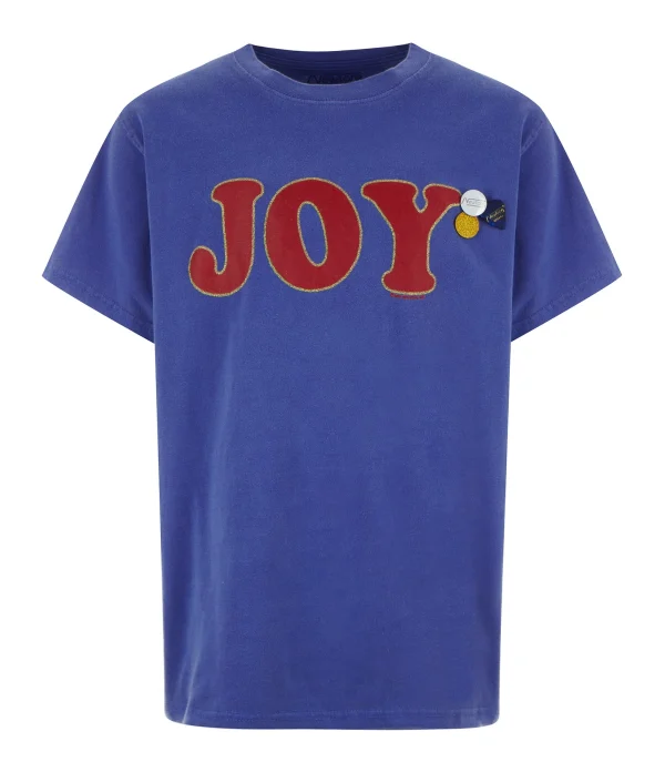 NEWTONE Tee-shirt Trucker Joy Coton Flo Bleu 1