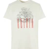 GOLDEN GOOSE Tee-shirt Golden Coton Blanc 19