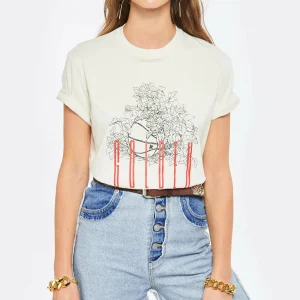 GOLDEN GOOSE Tee-shirt Golden Coton Blanc 12